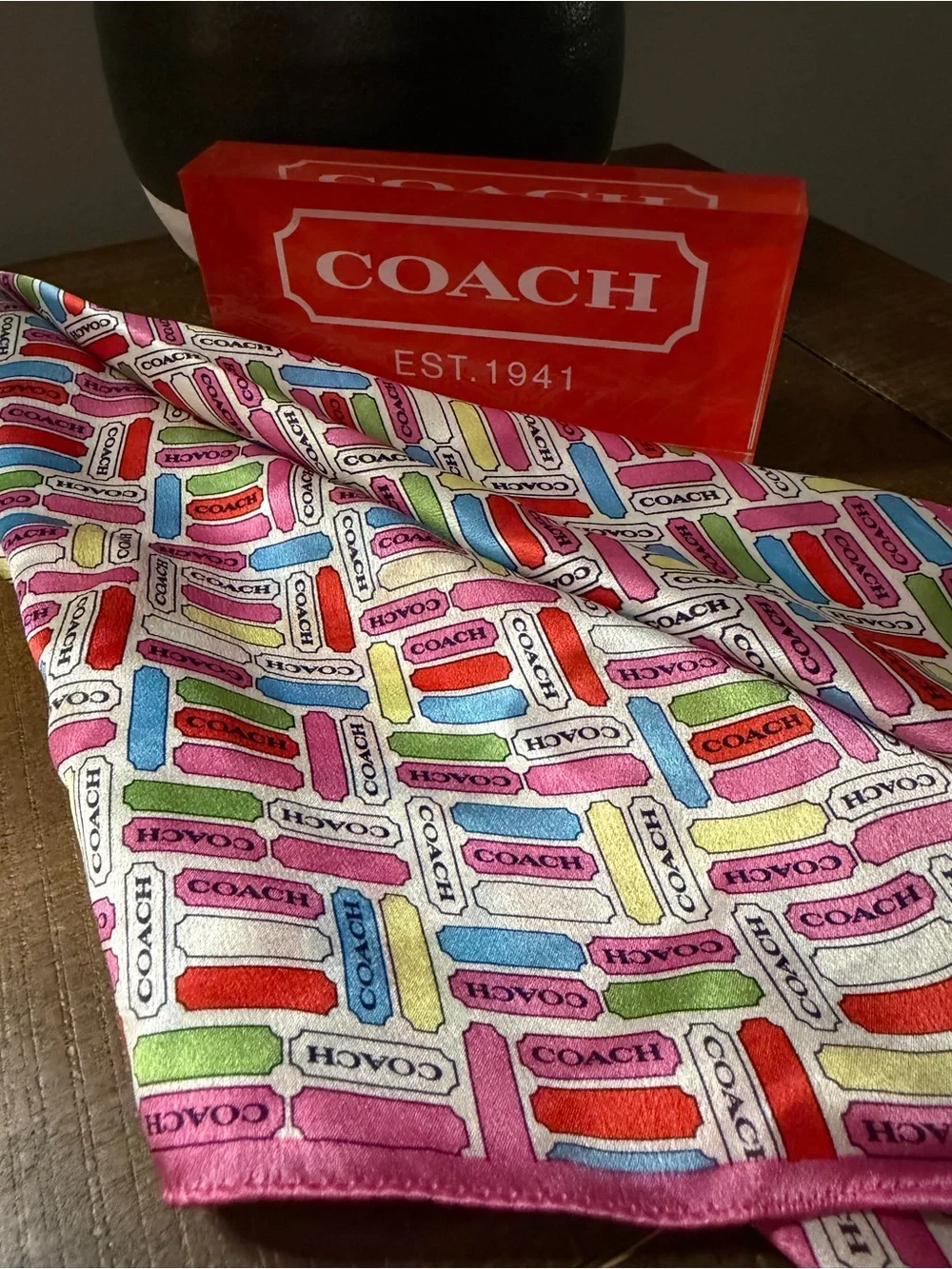 Coach Silk Scarf